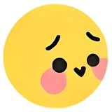 TikTok Emojis 6 flushed emoji