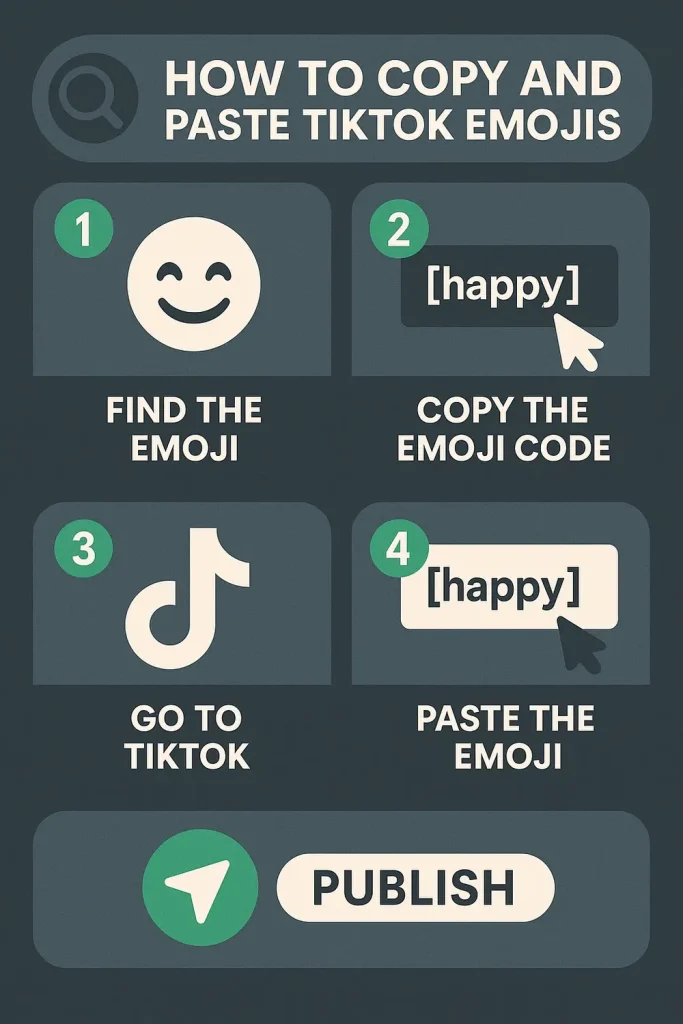 TikTok Emojis 19 How to Copy TikTok Emojis