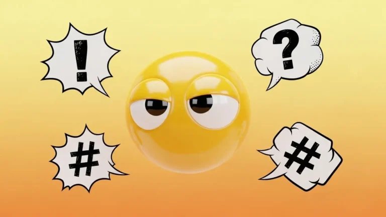 A 3D illustration of the rolling eyes emoji representing sarcasm and frustration.